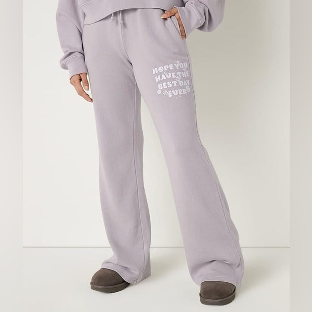Victoria's Secret PINK Lavender HIGH WAISTED  Sweatpants